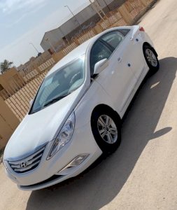 هونداي سوناتا 2015 ابيض 
