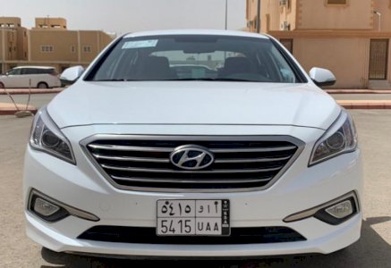 هونداي سوناتا استاندر 2016 ابيض 