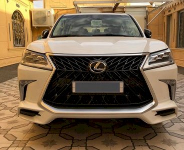 لكزس lx570 ابيض لؤلؤي 2019 فل كامل