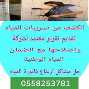 مؤسسة كشف تسربات بالمدينة المنورة0558253781 