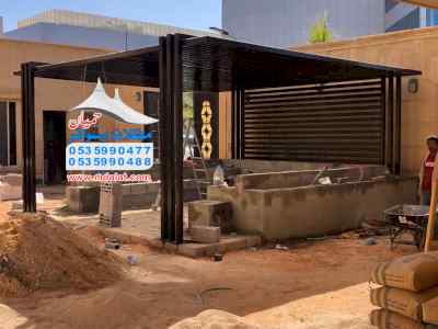 مظلات وسواتر وبرجولات وسندوتشس بنل 0535990488